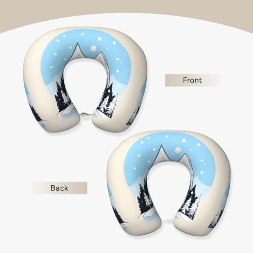 Almohada de cuello espuma viscoelástica tamaño único miniatura 3