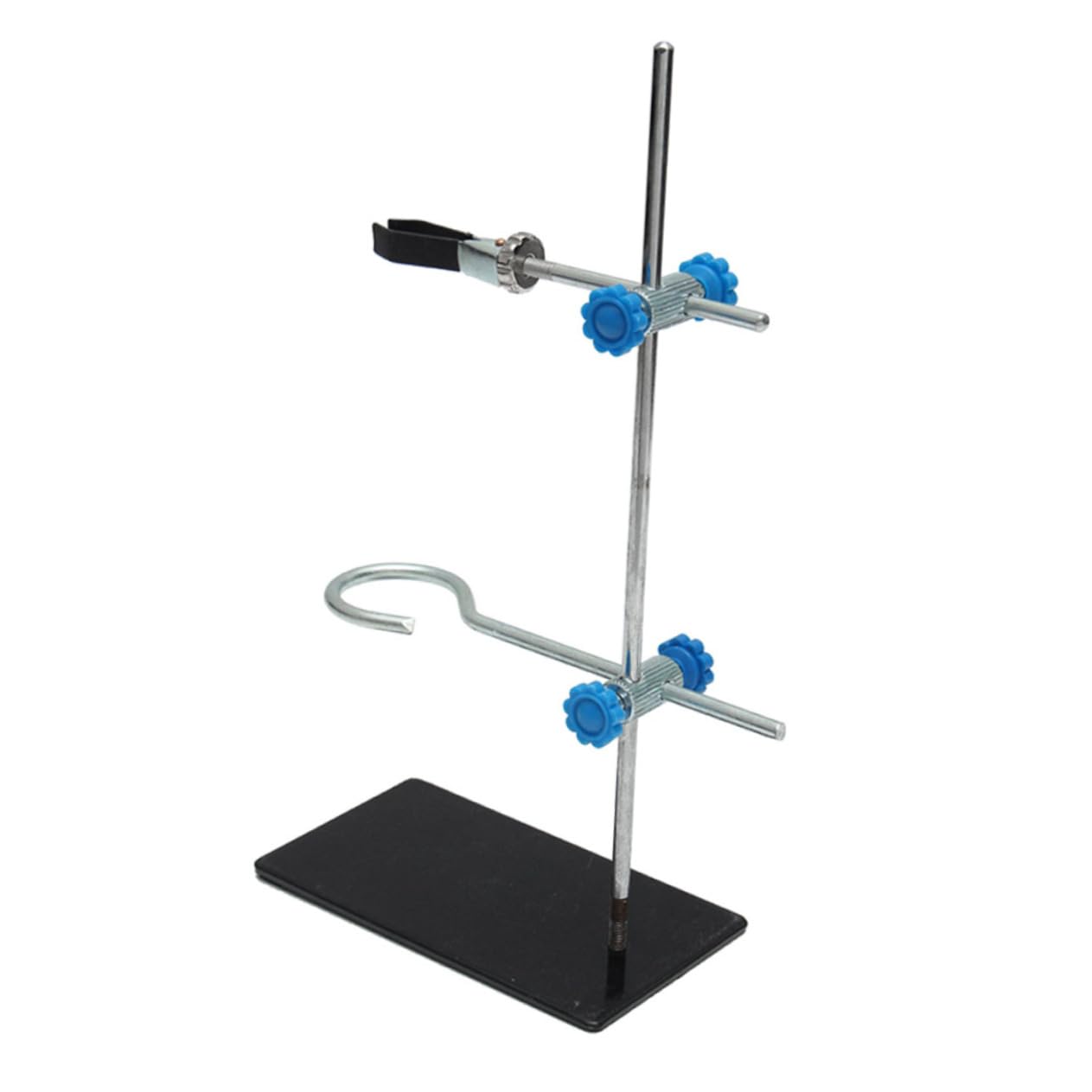 Unomor Laboratory Metal Rack Industrial Grade Mini Stand Lab Clamp Stand for Chemistry Lab Random Style