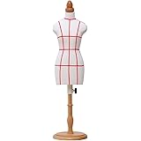 マネキン トルソー Mannequin For Clothes 女性 トルソーハンガー テーラーモデルの衣服モデリング表示 和装トルソー 高さ調整可能 女性仕立て屋ダミー ミニドレスメーカーダミー (Color : B, Size : 1/2)