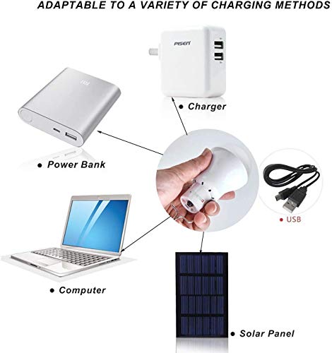 Solar Camping Light for Balcony Deck Patio Umbrella Lights Garden Shed Barn Outdoor Indoor Night Light Emergency Pet House Light - Thumbnail 5