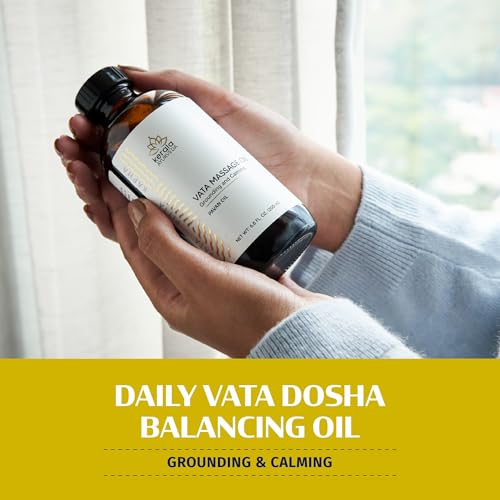 Kerala Ayurveda Everyday Herbal Massage Oil | Nourishes Dry Skin | Ashwagandha Rich Oil | Promotes Sleep & Relaxation | Ideal for Balancing Vata Dosha | Pavan Oil - 6.8 Fl Oz - Image 3