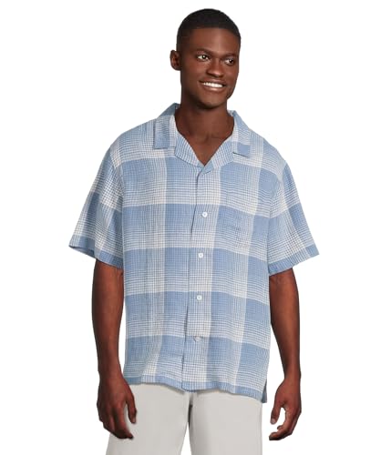 Pendleton Men's Linen Camp Shirt Short Sleeve