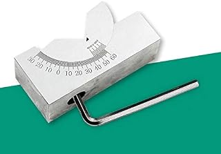 Adjustable Micro Angle Gauge High Precision Angle V Block 0-60° for Milling Lathe