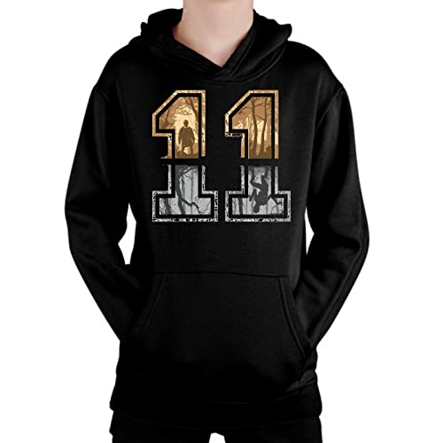 the Fan Tee Sudadera de NIÑOS NIÑAS Eleven D&D Friends Don´t Lie Letras 155 Talla S