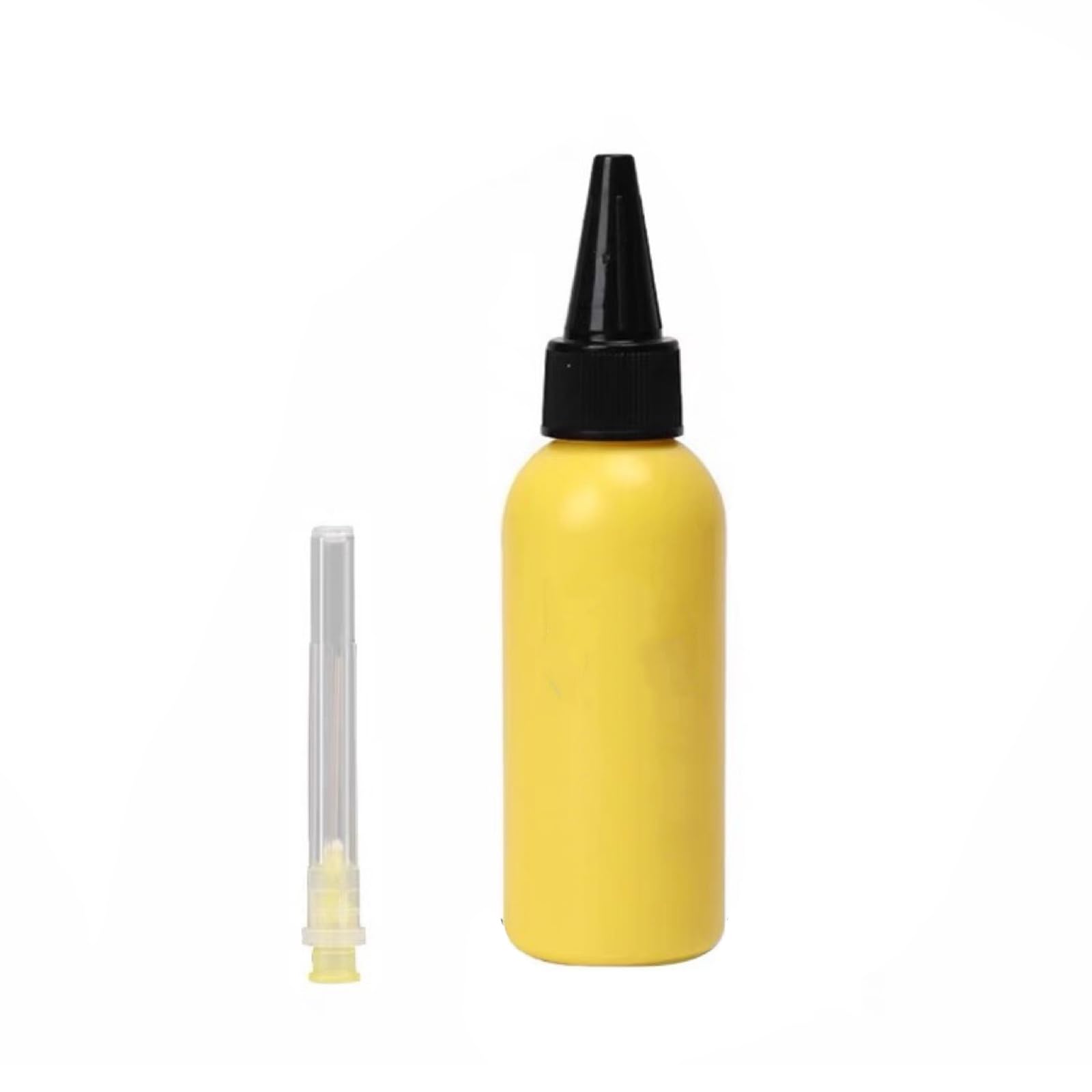 Rgybao Yellow Solvent Bottle With Needle Dispenser For Loading Adhesive Adhesive Liquid Soldering Rosin Bottle Repair Solution For Electronics Repair