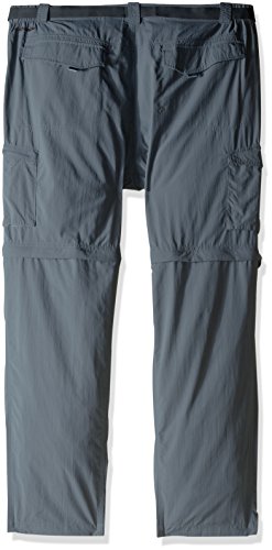 Image of Columbia Men's Silver Ridge Convertible Pants, Grey Ash, Size 52 x 32