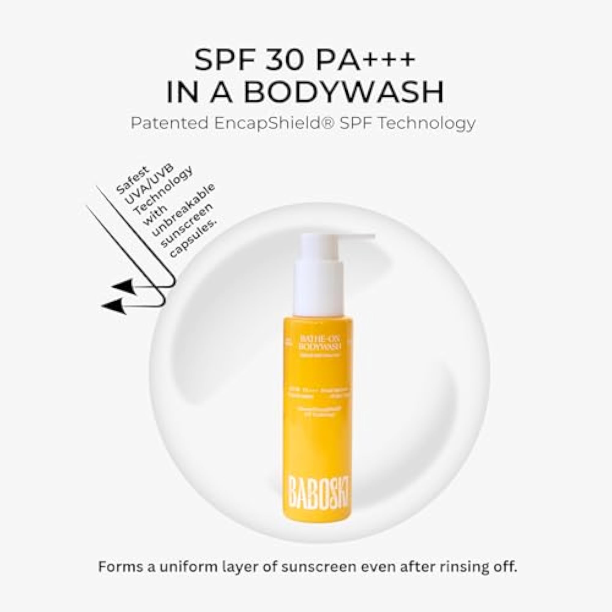 Sun Splash Bathe-On Sunscreen Body Wash SPF30 PA+++