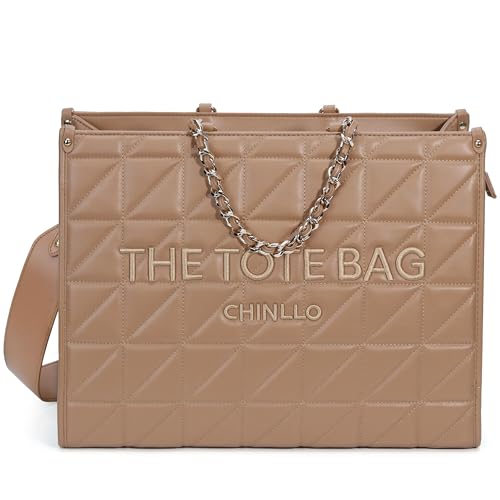 Image of Chinllo Laptop Tote Bag for Women Top Handle Satchel Purse and Handbags Work Compartment with Shoulder Strap