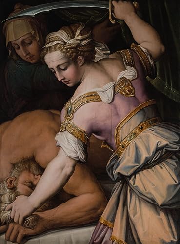 Image sur toile Judith et Holopherne Vasari affiche impression grand format sans reflets