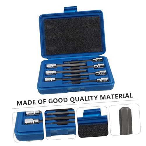 Embouts hexagonaux extra longs et clés à douille robustes pour torque élevé - 8