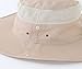 Connectyle Outdoor Mesh Sun Hat Wide Brim Sun Protection Hat Summer Fishing Hunting Hiking Gardenig Hat Light Khaki