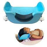 Shampoo Buddy Portable Hair Wash Basin for Children, Toddlers, Kids, Teens | Portable Shampoo Bowl for Use on Bathtub or Sink | Blue | ABS Plastic