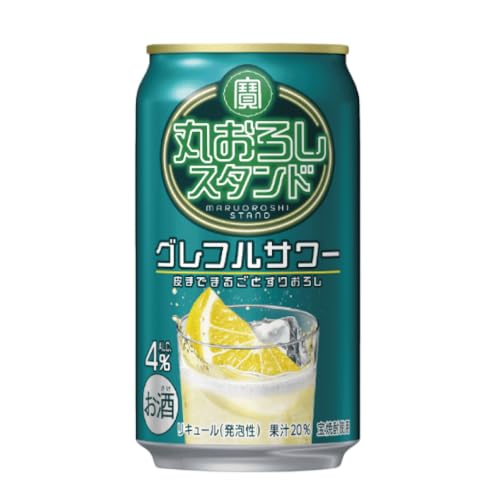 [果汁感たっぷり/濃くておいしい] 宝酒造 寶 丸おろし グレープフルーツ [ チューハイ・カクテル 7度 350ml×24本 ]