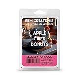 Apple Cider Donuts - Scented All Natural Soy Wax Melts - 6 Cube Clamshell 3.2oz Highly Scented!