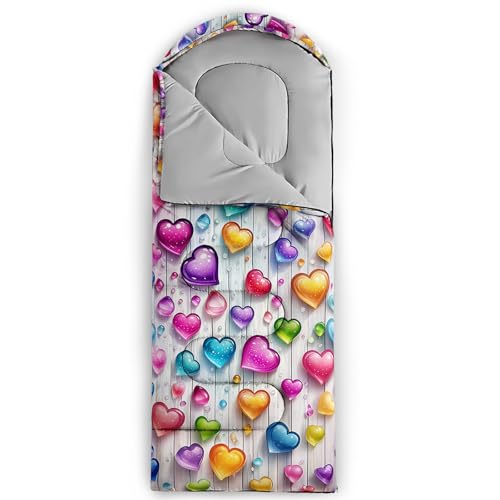 AILONEN Bolsa de Dormir para Adultos, Blue Moon Star Letter E Monogram Impresa en 3D HD, Saco de Camping Ligero de Microfibra con Bolsa de Transporte, Colchón para Senderismo y Viaje al Aire Libre miniatura 6