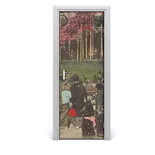 Papier peint sur la porte pour masquer les imperfections sticker Magic-Stick - 2