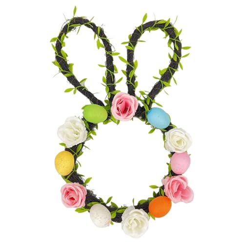 Couronne décorative de printemps style ferme aux détails soignés - 2