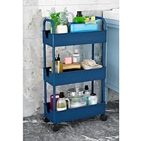 昭和レトロトロポップ ☆キッチンワゴン収納棚 収納ラック 　クリアブルー 昭和レトロトロポップ ☆キッチンワゴン収納棚 収納ラック クリアブルー