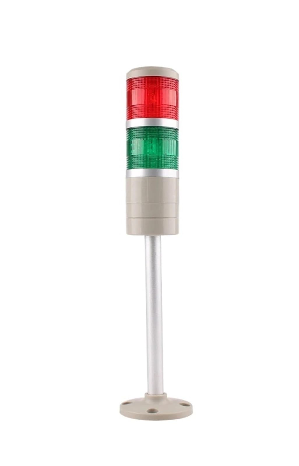 Wieża sygnalizacyjna lampa ostrzegawcza LGP-505 LED czerwona zielona lampka kontrolna IP30 do maszyny (światło stałe 24 V)