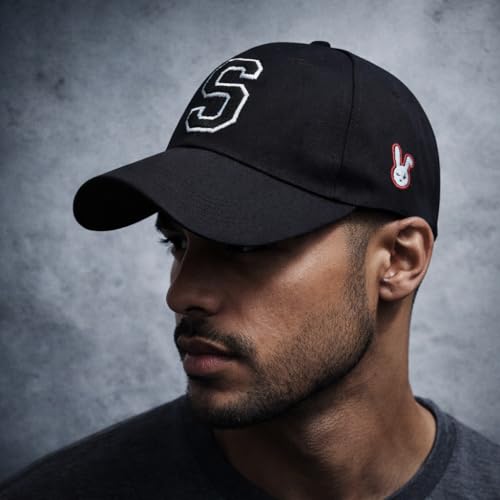 Image of BE SAVAGE Alphabet Printed Cap for Men and Women Stylish Adjustable Baseball Cap Casual Summer Wear
