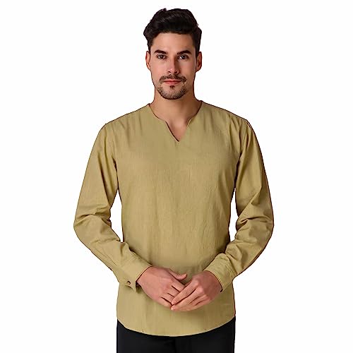 Image of rytras Men's Cotton Straight Fit Straight Kurta
