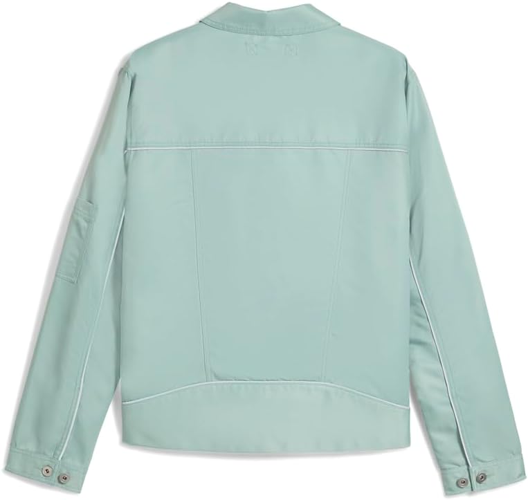 PUMA Mens Special Items Gear Twill Jacket Athletic Outerwear Casual - Green