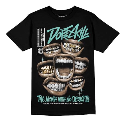 Image of DopeSkill Graphic Tee Streetwear Hip Hop Hypebeast Unisex T-Shirt Sneaker Colour Matching Shirts Rapper Mouth