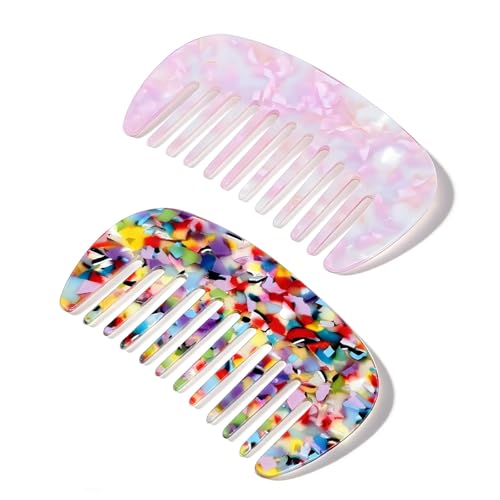 Peines de viaje mini pack de 2 para mujeres miniatura 1