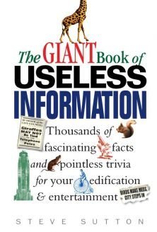 Paperback The Giant Book of Useless Information Book