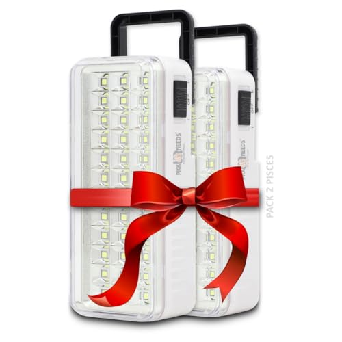 Image of Pick Ur Needs Emergency High-Bright 24 LED with Rechargeable Lantern Floor Lamp Light Pack of 2