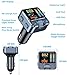 Bluetooth 5.3 Car Adapter with FM Transmitter & 42W PD Fast Charging, Wireless AUX/USB Music Receiver, Hands-Free Calls, Beat Sync LED Lights for Car Stereo, Compatible with All 12V-24V Vehicles
