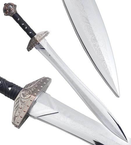 Epee Plastique Epée en Polypropylene Glaive Gladiateur Epee Entrainement Combat Gladiator Argent