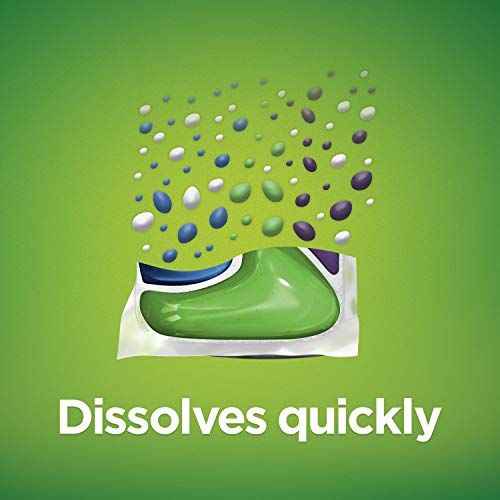 Image of Cascade Platinum Actionpacs Dishwasher Detergent, Fresh Scent, 105 Count, Tub Refill Bags