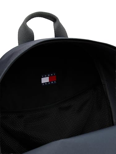 Image of Tommy Jeans Men's Essential Daily Backpack with Adjustable Straps, Downtown Grey, One Size