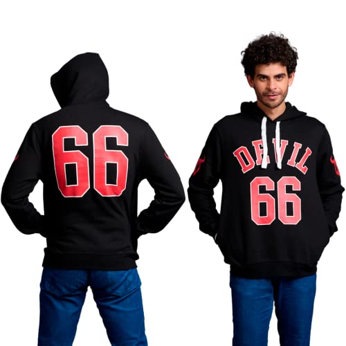 Image of Go Devil Regular Fit 100% Cotton Full Sleeves Winter Wear Stylish Trendy Printed Hoodies Sweatshirt for Men /Boys with Pockets for Everyday Use