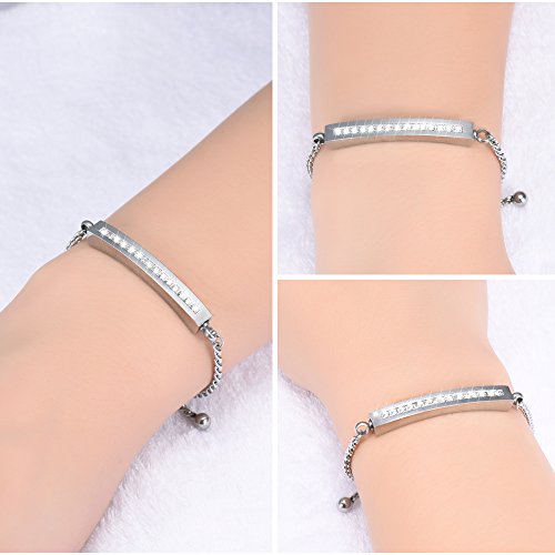 Minicremation Shiny Crystal Cremation Bracelet for Ashes for Women Cube Urn Bangle Locket Ash Holder Memorial Jewelry Bracelet Keepsake Gift - Image 5