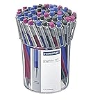 staedtler triplus fineliner 50 pack canada Ancho de línea: 0,7 mm Staedtler Graphite 777 07KP50 - Portaminas para escritura 0,7 mm, colores translúcidos surtidos. Bote con 50 portaminas