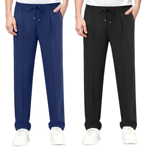 Nonmaze Airflexion Pants, Nonmaze Pants for Men, Pull on Ice Silk Stretch Smart Casual Pants, Non Maze Air Flexion Pant