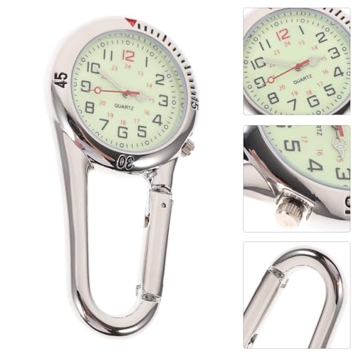 Relojes de Cuarzo con Mosquetón contra Pérdidas con Dial Fluorescente 6