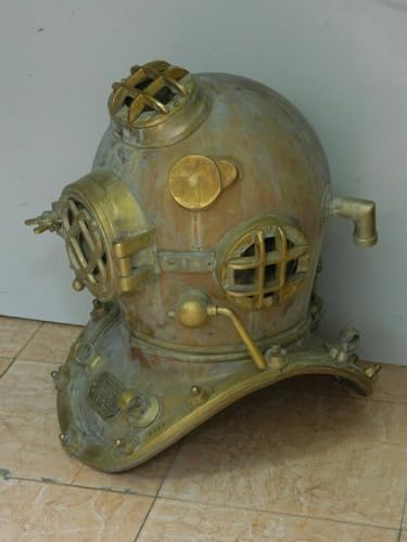 Generic Heavy Diving Helmet ~US Navy/Mark V/Sea Scuba/Morse/Boston -18