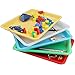 Belle Vous Bastelschalen Set Plastik Tablett (5Stk) 28 x 22cm Plastikschale Rechteckig Puzzle Sortierschalen Sortiertablett – Bunte Materialschalen Kindergarten, Schule, Zuhause, DIY-Projekte & Perlen