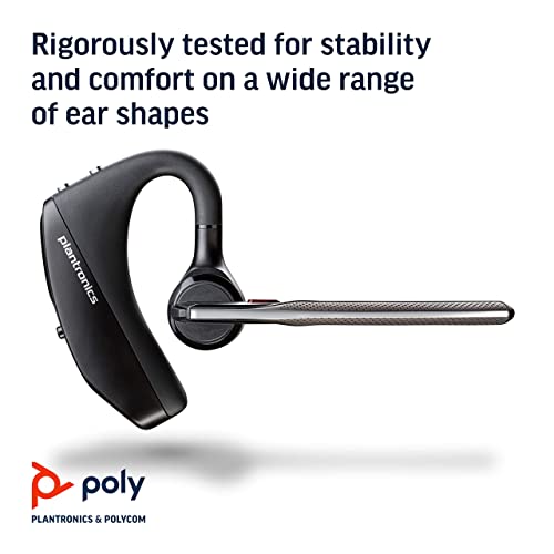Image of (Refurbished) Plantronics Voyager 5200 (Poly) - Bluetooth Over-Ear (Monaural) Headset - Compatible to Co
