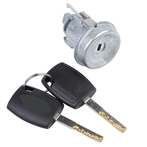 Cilindro de encendido de suave giro para Ford Fiesta 2011-2019 con llaves OE 3