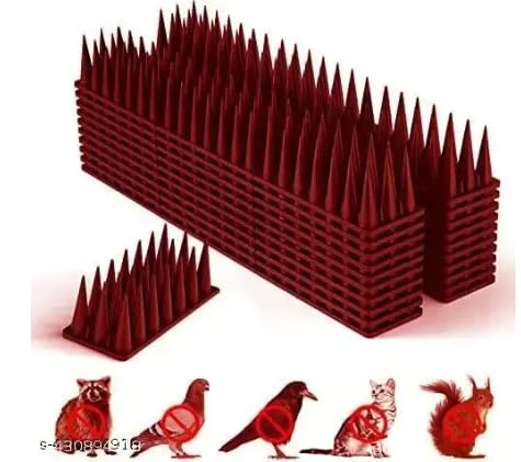 Anti Bird Spikes for Balcony | Bird Spike AC Unit Safety | Bird Spikes for Pigeon Spikes | Bird Spikes for Window from Prevents from Bird (Plastic Spike, Long, 15, PS)-image-29