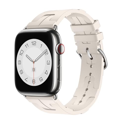 Bracelet FKM pour Apple Watch 49mm en caoutchouc fluoré premium
