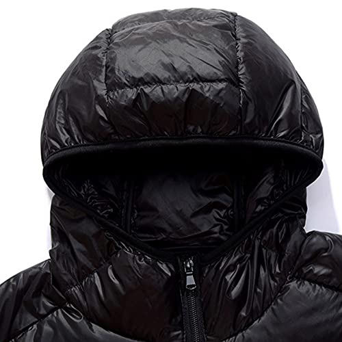 Bubble Jacket For Men With Hood Light Padded Packable Puffer Jacket Hooded Zip Up Lightweight Quilted Down Coat3