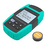 QIIRUN TM530 4-in-1 Fiber Optic Tester — Optical Power Meter -70~+10 dBm, 10km VFL Visual Fault Locator, RJ45 Cable Tester & LED Light, Rechargeable, FC/SC/ST Fiber Light Meter