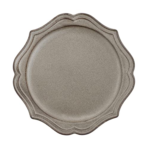EAST table(イーストテーブル) プレート 18cm ラフィネ ノワール ブラウン 日本製 中皿 洋食器 レンジ対応 食洗器対応 31-019-02