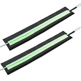 WinnerWhy 2 Pcs Black Rope Protector Rock Climbing Arborist Rope Protector Sleeve Rappelling Abseiling Equipment for Outdoor Climbing Mountaineering Rock