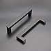 goldenwarm Kitchen Cabinet Handles Black Cabinet Pulls - PHJ12BK128 Black Drawer Pulls Kitchen Cabinet Hardware for Cabinets Handles for Dresser Drawers 12Pack
